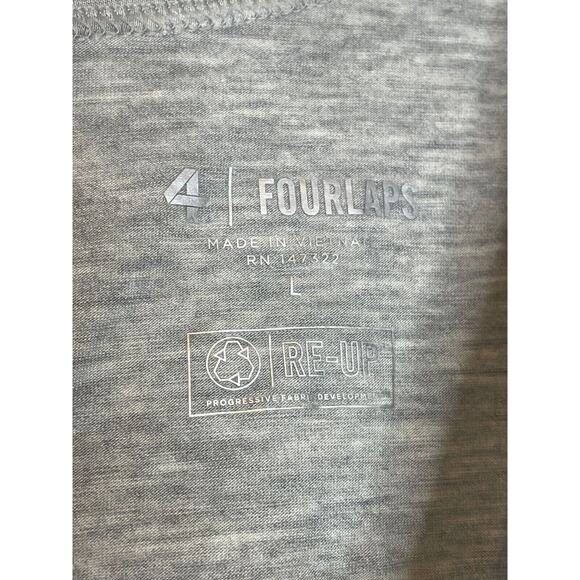 Fourlaps Womens Surge Tank Top Heather Gray Size Large Pullover Scoop Neck NWT - Picture 2 of 7
